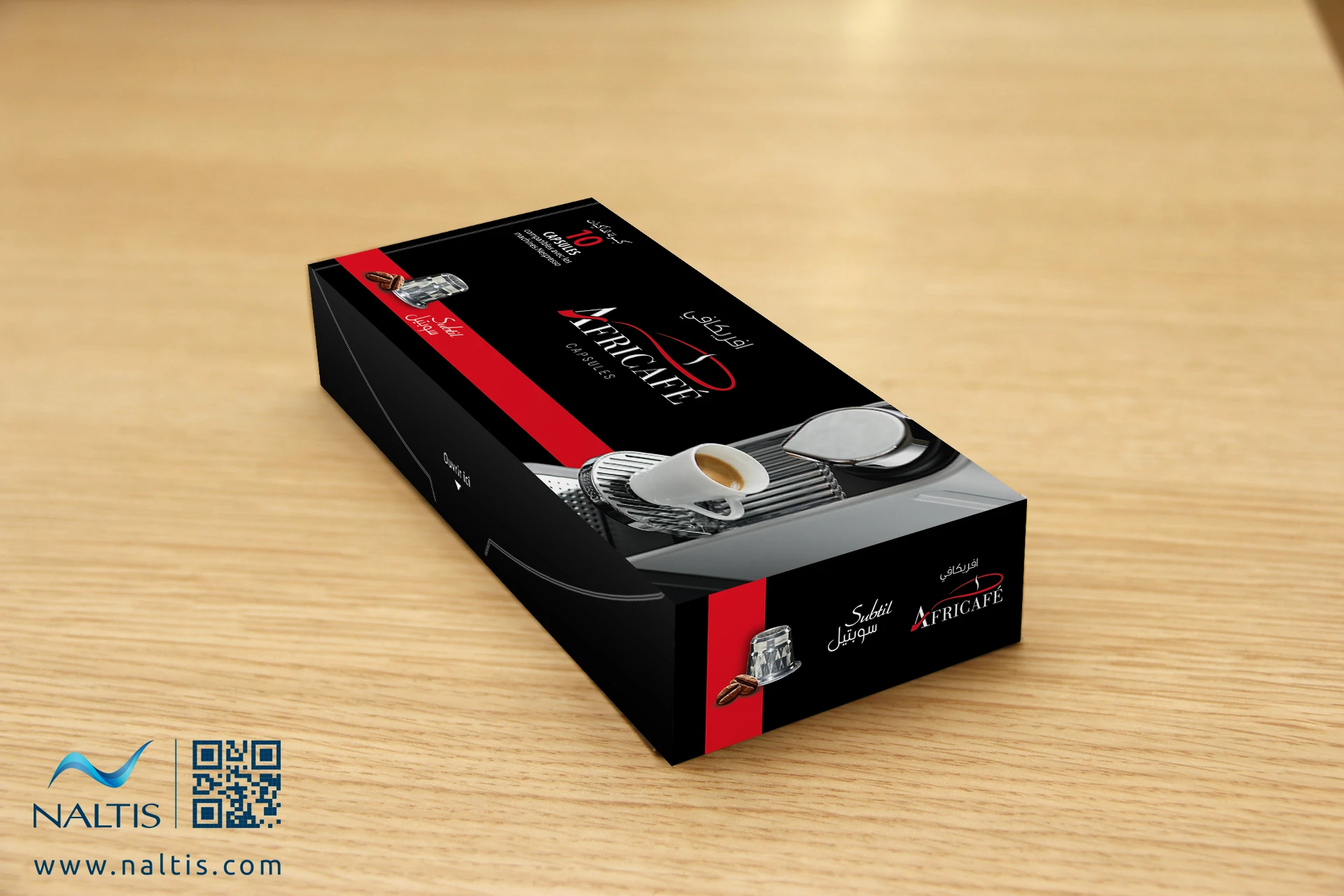 Africafé Coffee Capsule Dispenser Box