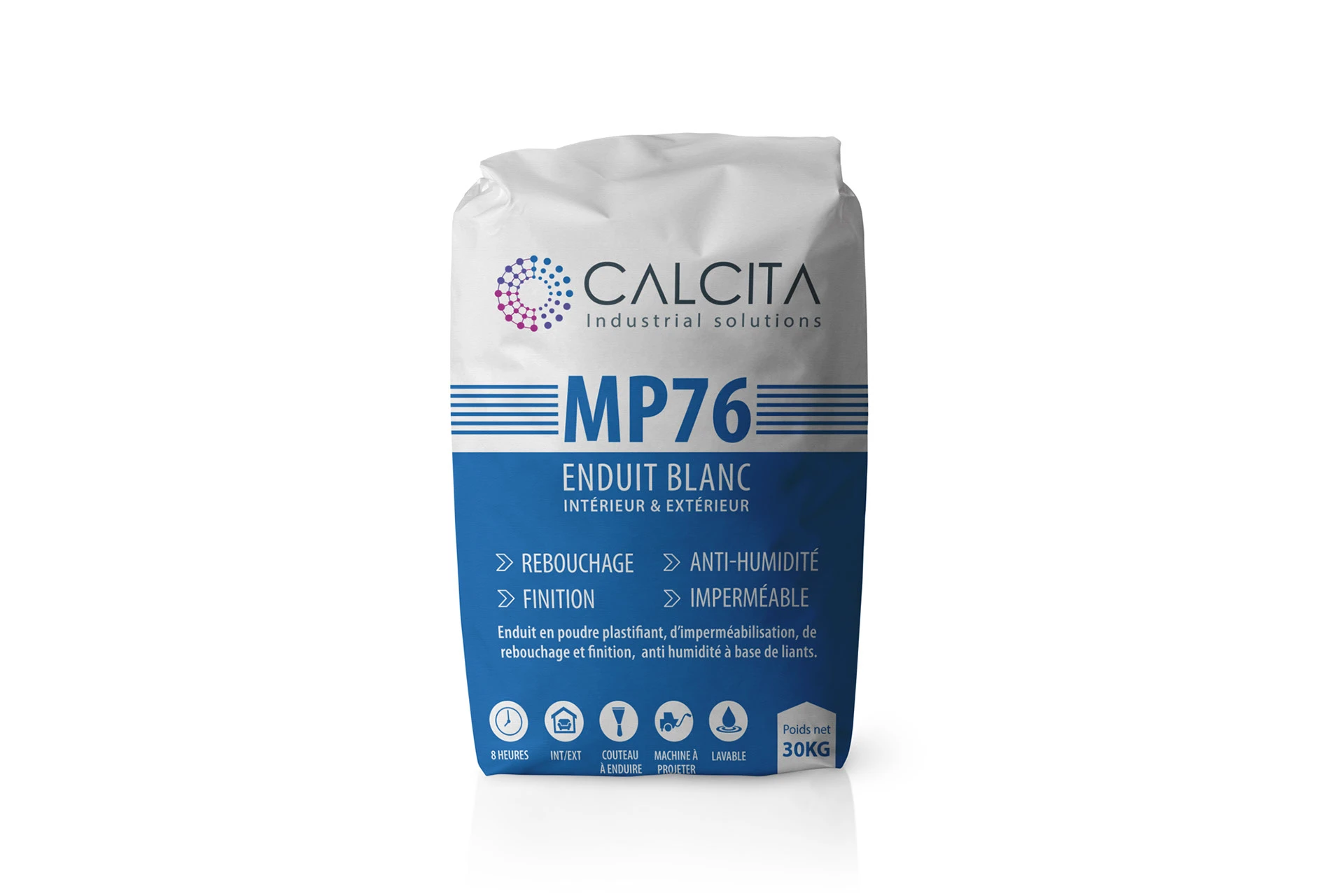Calcita MP76 — Industrial 3-Ply Kraft Sack 30kg