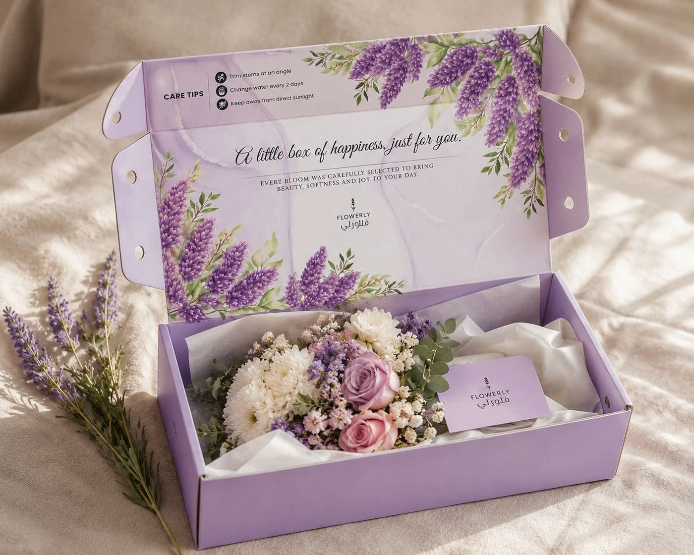 Flowerly — Luxury Rigid Box