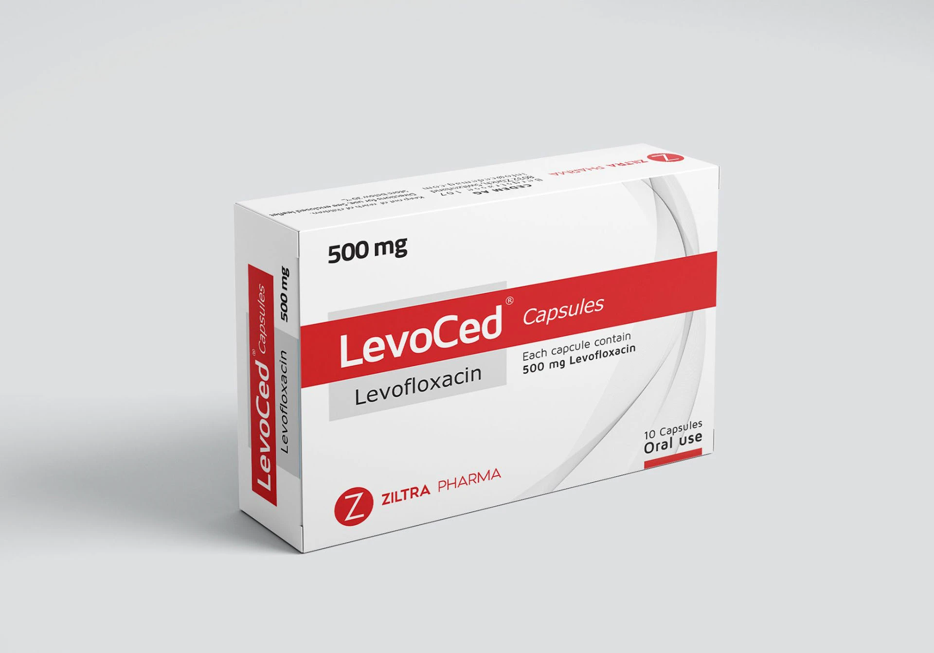 Ziltra Pharma — LevoCed 500mg Levofloxacin Antibacterial