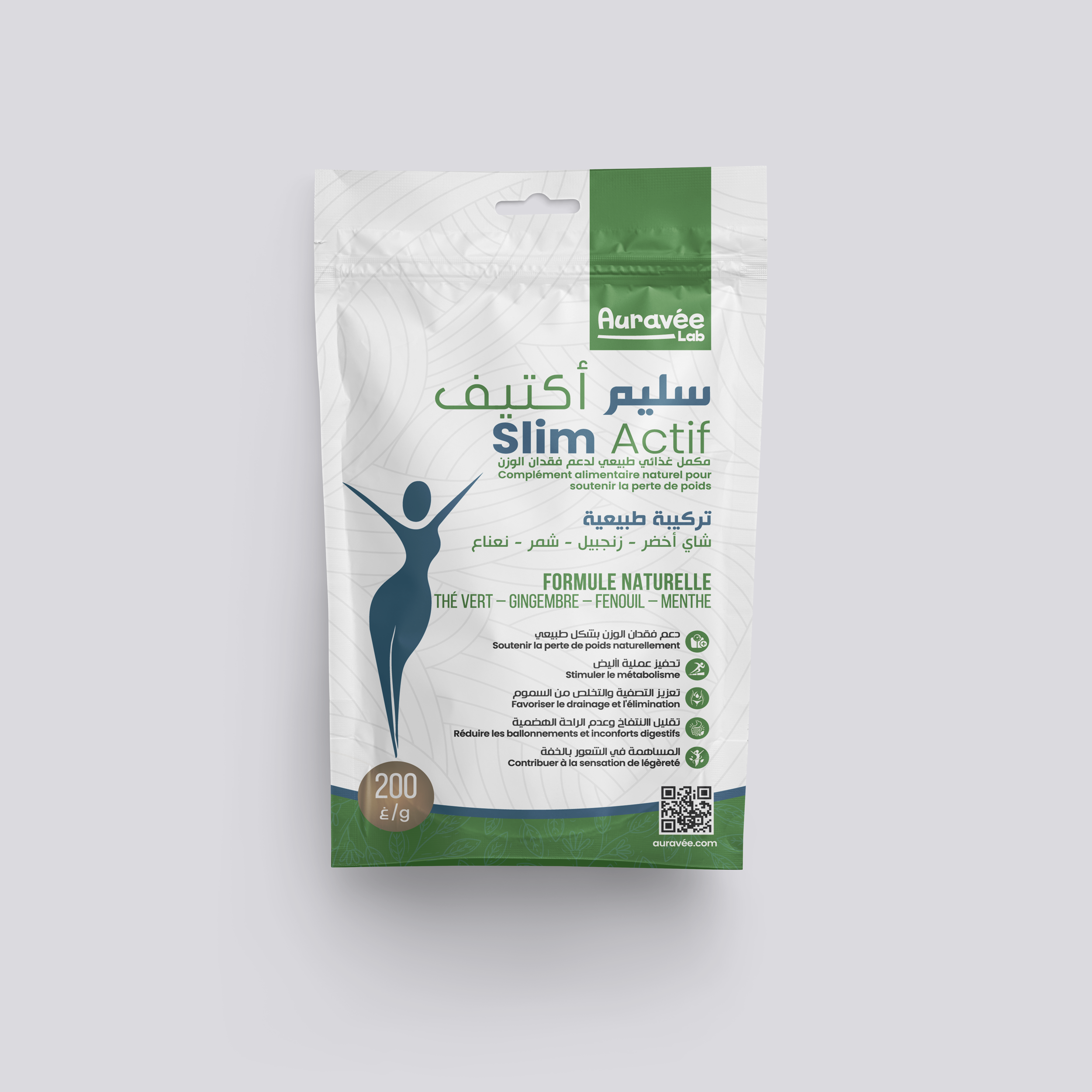 Auravée Lab — Slim Actif Natural Detox Formula 200g