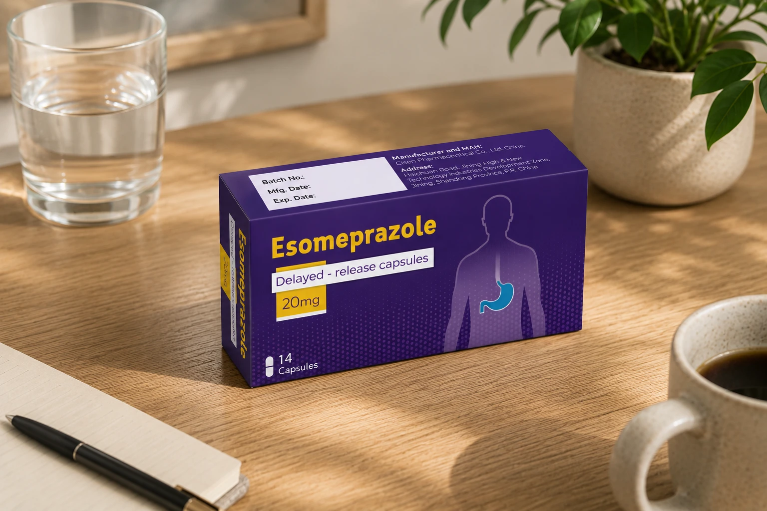 Cisen Pharma — Esomeprazole 20mg Delayed-Release